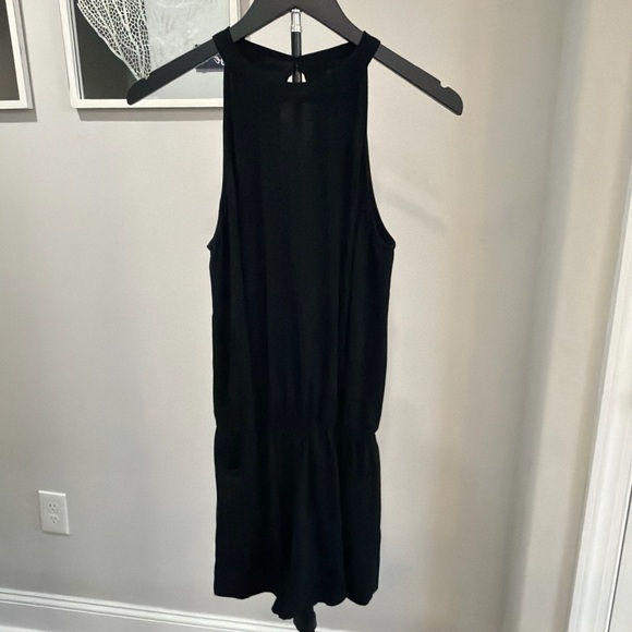 Merokeety Pants - Merokeety Women's Black Sleeveless Halter Romper Dress